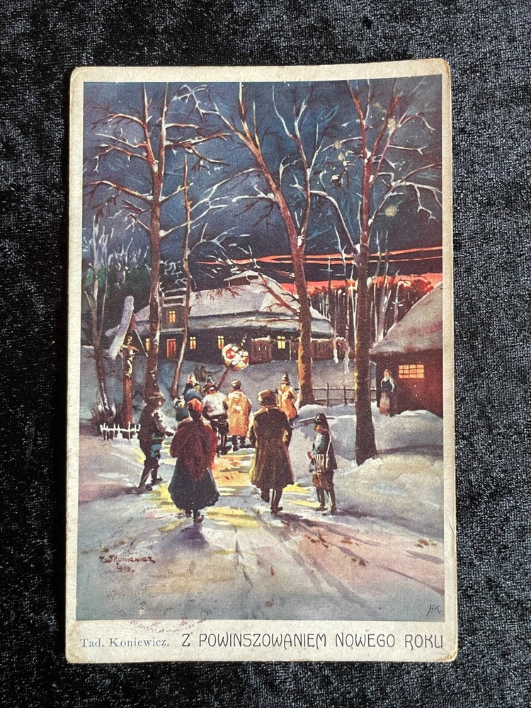 Postcard Postcards Art Tad. Koniewicz Poland Lwow Circa 1900 (Box H)