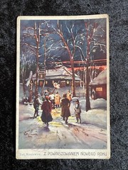 Postcard Postcards Art Tad. Koniewicz Poland Lwow Circa 1900 (Box H)