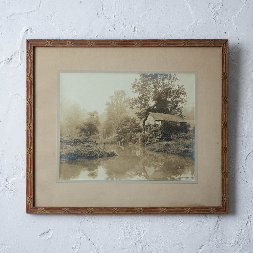 «The Village Mill» Silver Gelatin Print by Charles Henry Miller, 1889