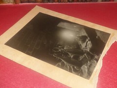 PIERRE JAHAN / CAVE BOUTEILLES CLE BOUGIE ORIGINAL SIGNED ARGENTIC PHOTO Ca 1940