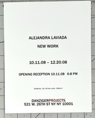 Alejandra Laviada (b. 1980) Art Announcement Card 2008