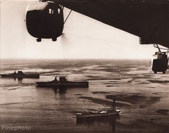 1931 Vintage 11×14 AVIATION AIRPLANE Aerial SARATOGA LEXINGTON PATOKA Ship Ocean
