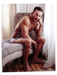 11 X 8.5 Alan Lyon Original Male Photo gay interest (6) Marcellus resting