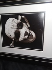 Original Art Black And White Photo (8×10) Matted And Framed 17.25×14.5 NOLA Mask
