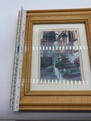 Scanlan Photo In Wood Matted Framed «Steps in Time» in Alsace, France