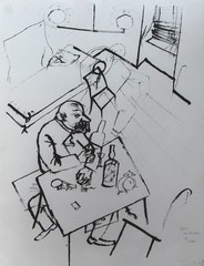 Georg Grozs | work from 1917, original work photo gallery Pudelko Bonn (1950/60)