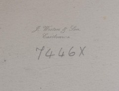 Vintage Portrait Photograph of a Young Woman by J. Weston & Son, Eastbourne