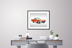 Classic Cars – 1957 Ford Thunderbird – Print