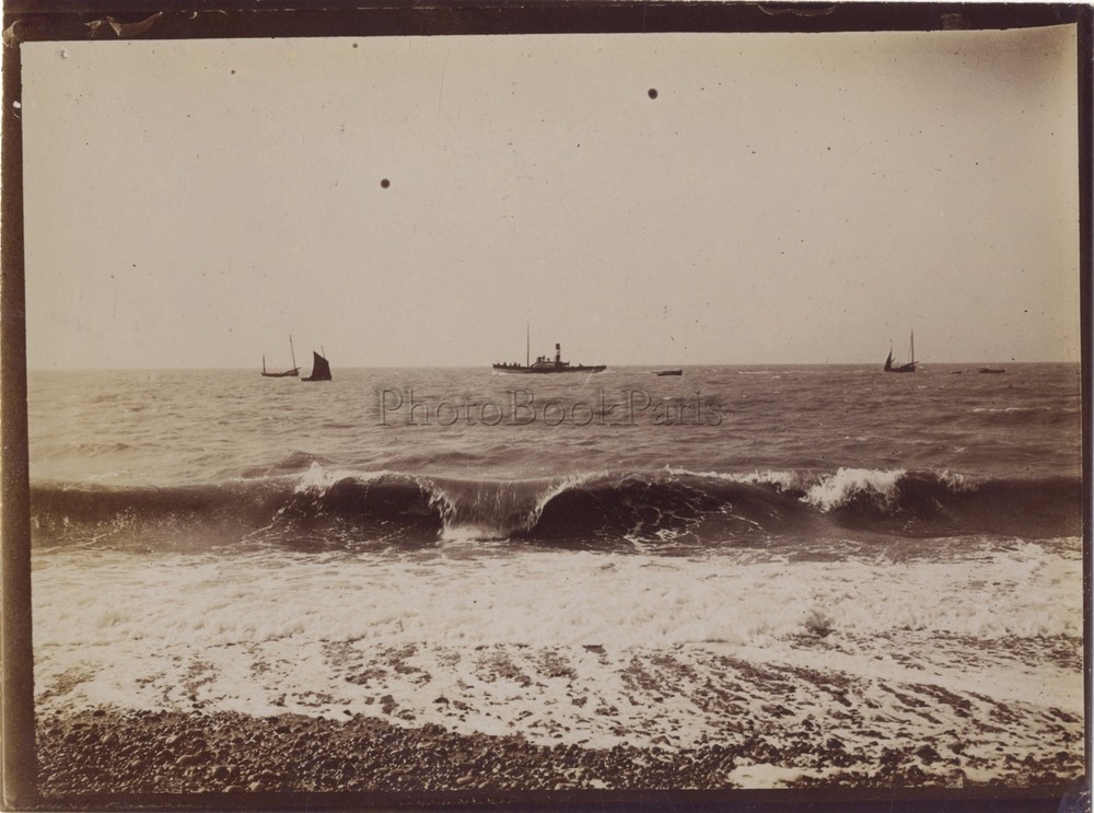 The Beach Instant Wave France Vintage Citrate circa 1905