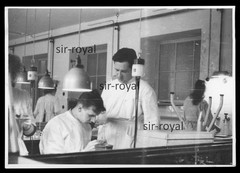 GDR Laboratory 1958 – Profession Craft Technology Science 1950s – Photo 10x7cm