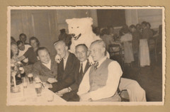 Photo polar bear Baltic Sea Kühlungsborn 1953 original photo approx. 13 cm x 8.5 cm