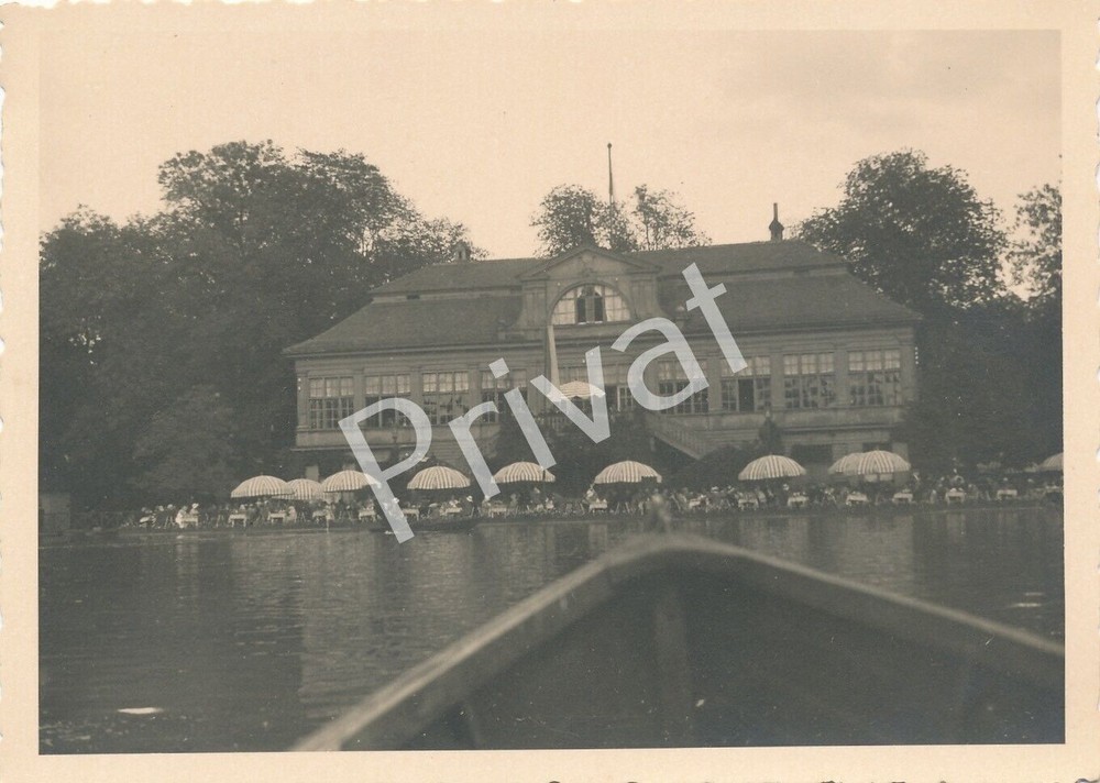 Photo Munich Hesseloher Lake English Garden Seehaus July 1931 L1.71