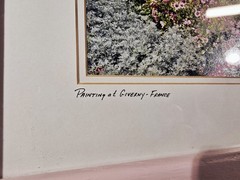 «Painting At Giverny» Photograph Signed By «Jack Wilhoit» Framed 10×12
