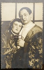 Photo Portrait Actor Erwin Zirwes Theatre Costume China Opera Fancy Dress Woman Postcard