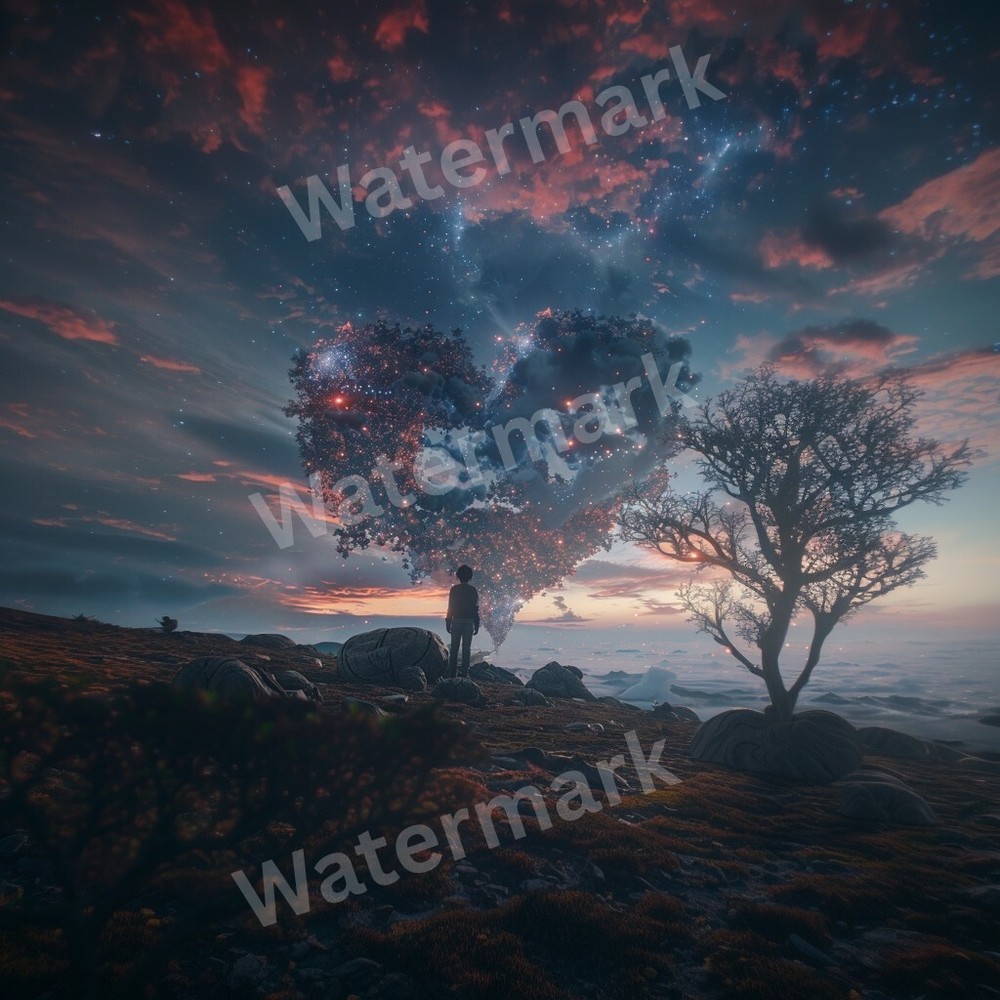 Digital Photo Wallpaper Image Picture Background Desktop Cosmic Sky Heart Cloud