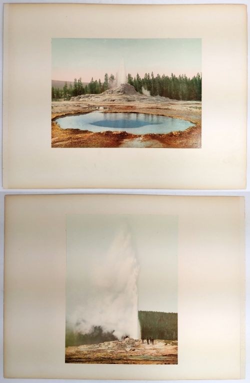 Photo: Yellowstone National Park – Castle Geyser, Old Faithfull. Detroit Photo