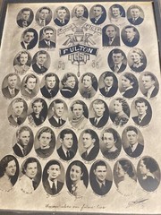 1935-1936 Fulton Ky Senior Class Albumen Photo Gardner Studios Fulton KY