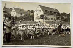 orig. Photo postcard photography child children around 1930 children moving