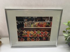 North Market Fruit Columbus OH photograph signed matted artwork 14.5” by 11.5”