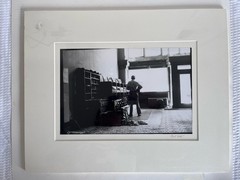 Mark Ritter Signed Vintage B&W Photo Silver Gelatin Print Mid-Century Modern Art