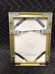 Framed & Matted Photograph “Peace Rose After The Rain” Switzer Custom Frame