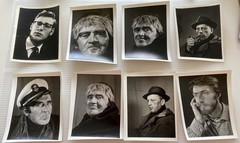 50 PHOTOS PORTRAITS OF ALL MEN MODELS CHARACTERS ACTORS – TAKEN IN THE 1950s