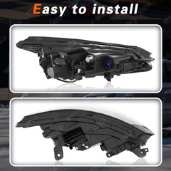 Full LED Headlight Assembly for 2020 2021 2022 HYUNDAI SONATA, 92101-L1100, Left