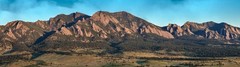 Fine Art Photography, 12×43, Color Fine Art Print, Flatirons near Boulder, CO