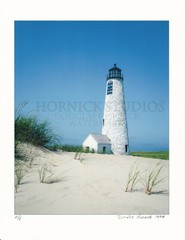 Great Point Lighthouse Signed Print – Nantucket Island Fine Art Photography