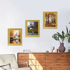 YOUNG POONG 8×10 Picture Frame，Display Pictures 5×7 with Mat or 8×10 With
