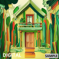 Digital Image Picture Photo Wallpaper Background Desktop Download Art Jungle Hut