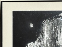 Robert (Bob) Werling Yosemite Half Dome Photograph Pencil Signed Framed 15×18″