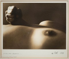 Beautiful Vintage Nude Female Fine Art Photograph, Signed & Fine!