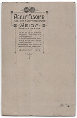 Photograph Adolf Fischer, Weida I. Th., Geraerstr. 27-29, Two Kids in Elegant