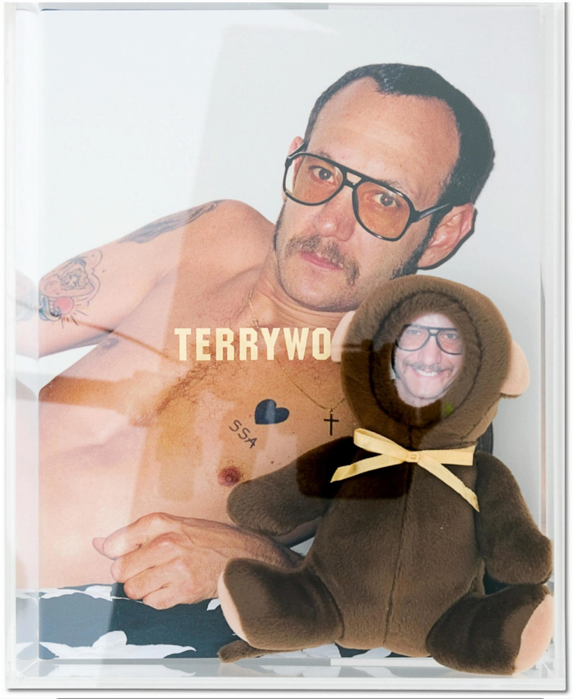 TERRY WORLD photo book & orig Photo, SIGNED w TerryBear – Similar to Nan Goldin