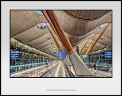 Terminal 4 Madrid Spain Airport 11″ x 14″ Color Photograph (MAD231224547711X14)