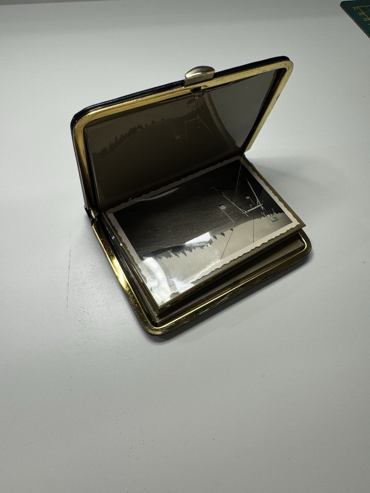 Antique Pocket Photo Album «Leporello» – Genuine Leather – Circa 1930/40s