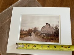 Bill Coleman Amish Signed Photo 5×7 8×10 Matted Cart Horse House Print Authentic