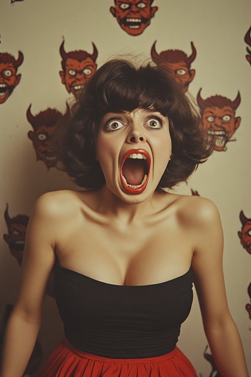 5 ~ 4X6 Glossy HORROR Fine Art ‘ SCREAM QUEEN ‘ Photo FANTASY Set ! 211359082