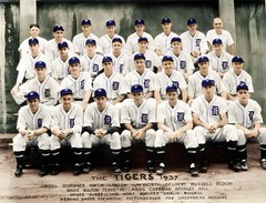 1937 Detroit Tigers-new 8×10 Colorized Print-FREE SHIPPING