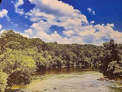 Summertime On The Haw River, NC 16×20 Ltd Ed Signed Gallery Wrapped Canvas