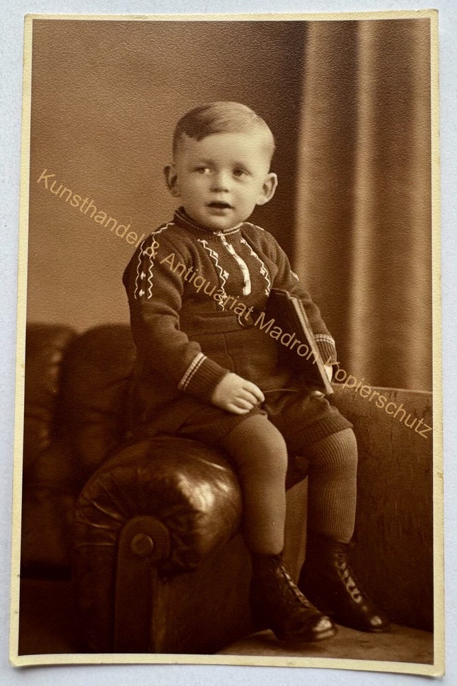 orig. Photo postcard photography child children around 1930 boy boy
