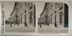 Rome The Palazzo Borghèse Italy Vintage Analog Stereo Photography