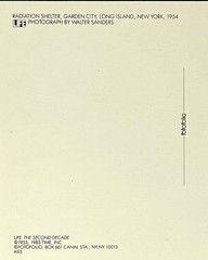 Radiation Shelter, Garden City Long Island 1954 Art Print Card – Walter Sanders