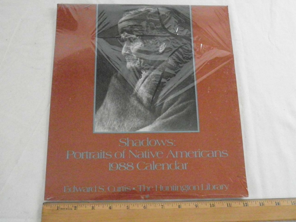 1988 EDWARD S. CURTIS HUNTINGTON GALLERY CALENDAR OF CURTIS IMAGES