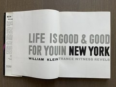🎈Mega RARE! William Klein – NEW YORK 1956, 1ST EDITION, LikeNEW! Unique! Daido
