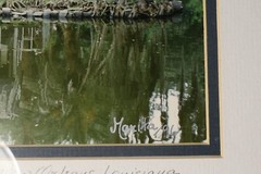 NEW ORLEANS PHOTOGRAPH SIGNED MARITA CAJUN COTTAGE SWAMP MOSS