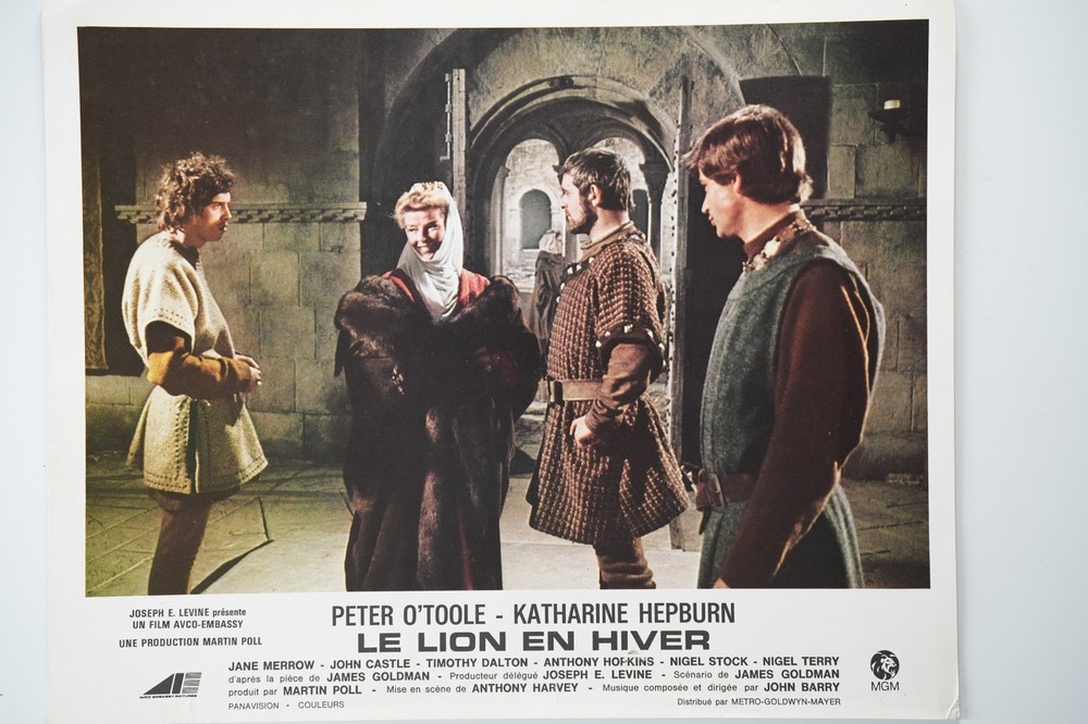 Photo Cinema Lobby Cards The Lion In Winter 24X30Cm 1970