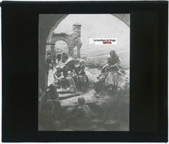 The Life Of Christ, Photo Glass Plaque, Black & White, Positive 8.5X10 Cm