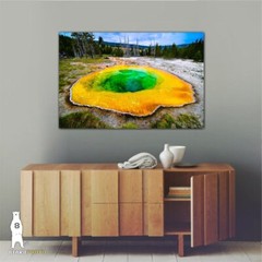 Morning Glory Pool in Yellowstone National Park, Wyoming, Photography Prints